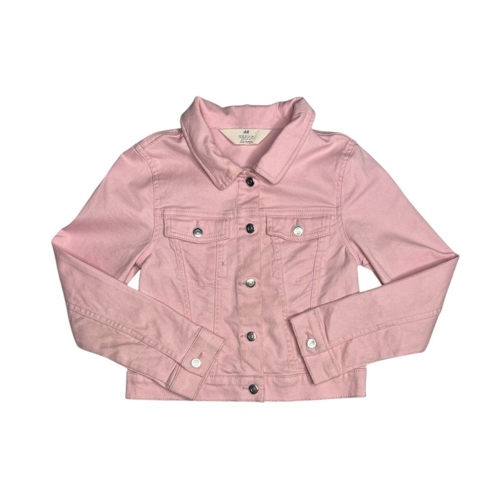 Kids H&M Pink Denim Jacket - Picture 1 of 6